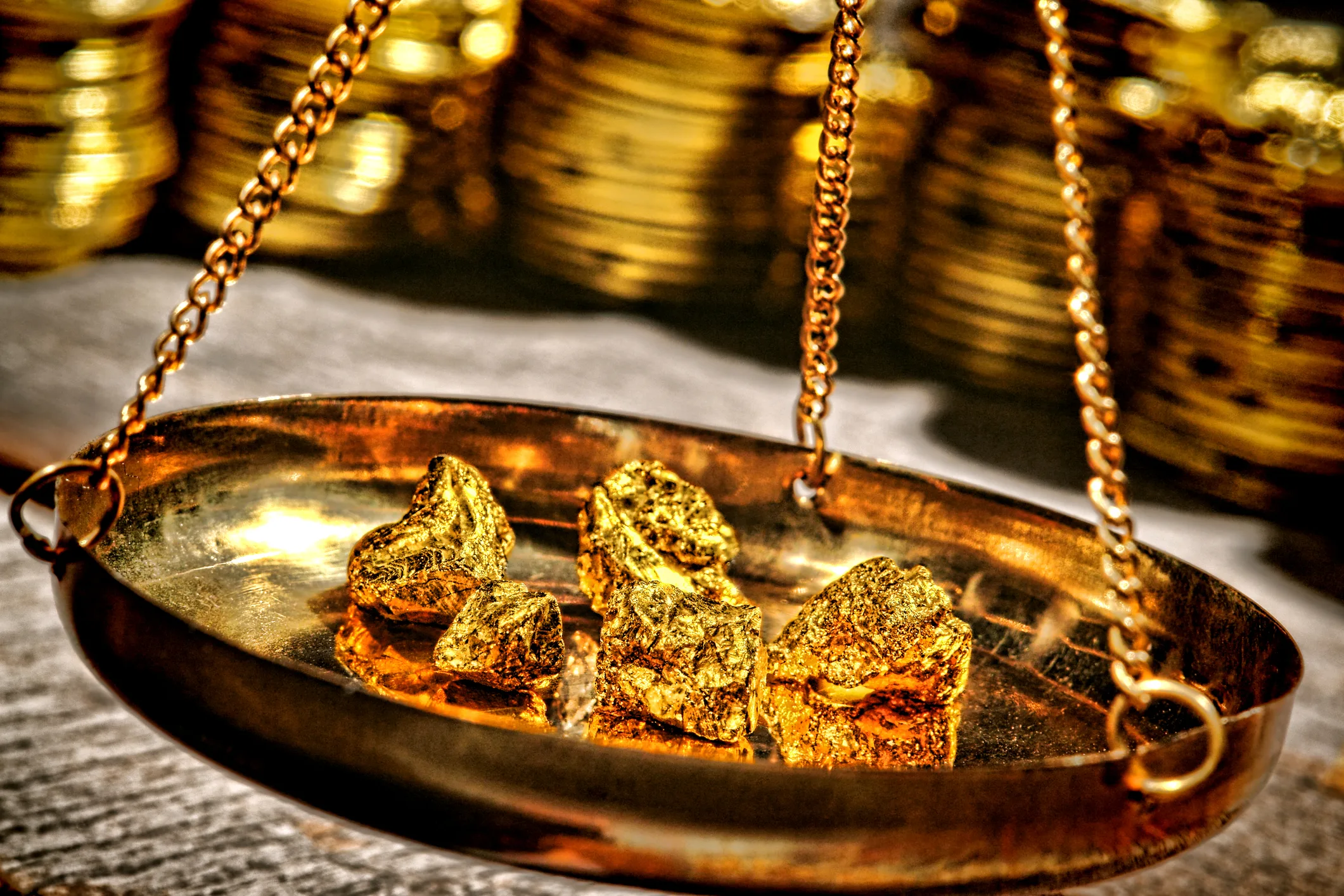 Gold IRA investing illustration